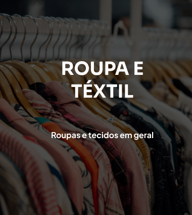roupa e textil